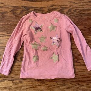 ⭐️ J. crew kids, Crewcuts star long sleeve t-shirt size 4/5⭐️